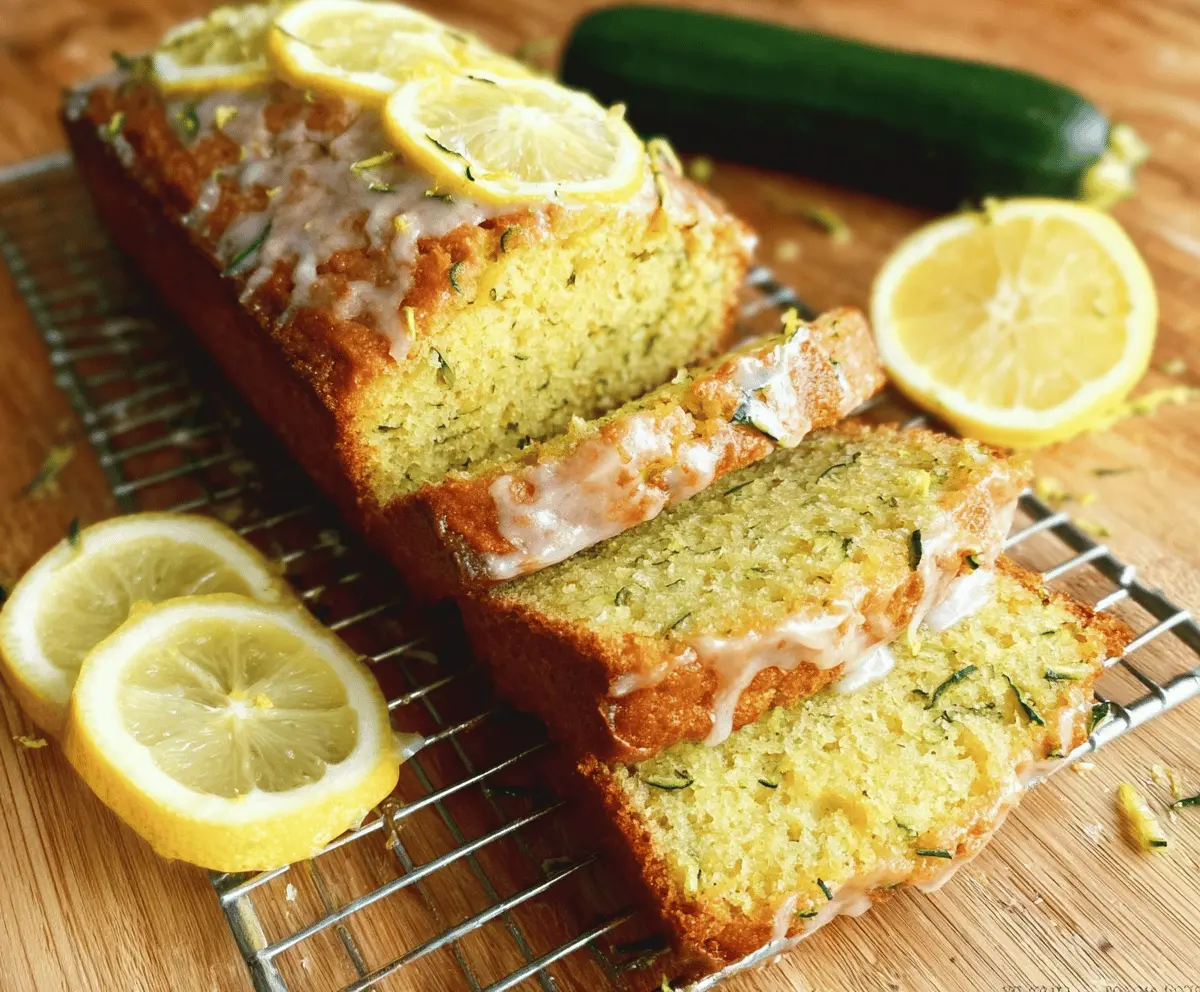 Moist Lemon Zucchini Bread Recipe