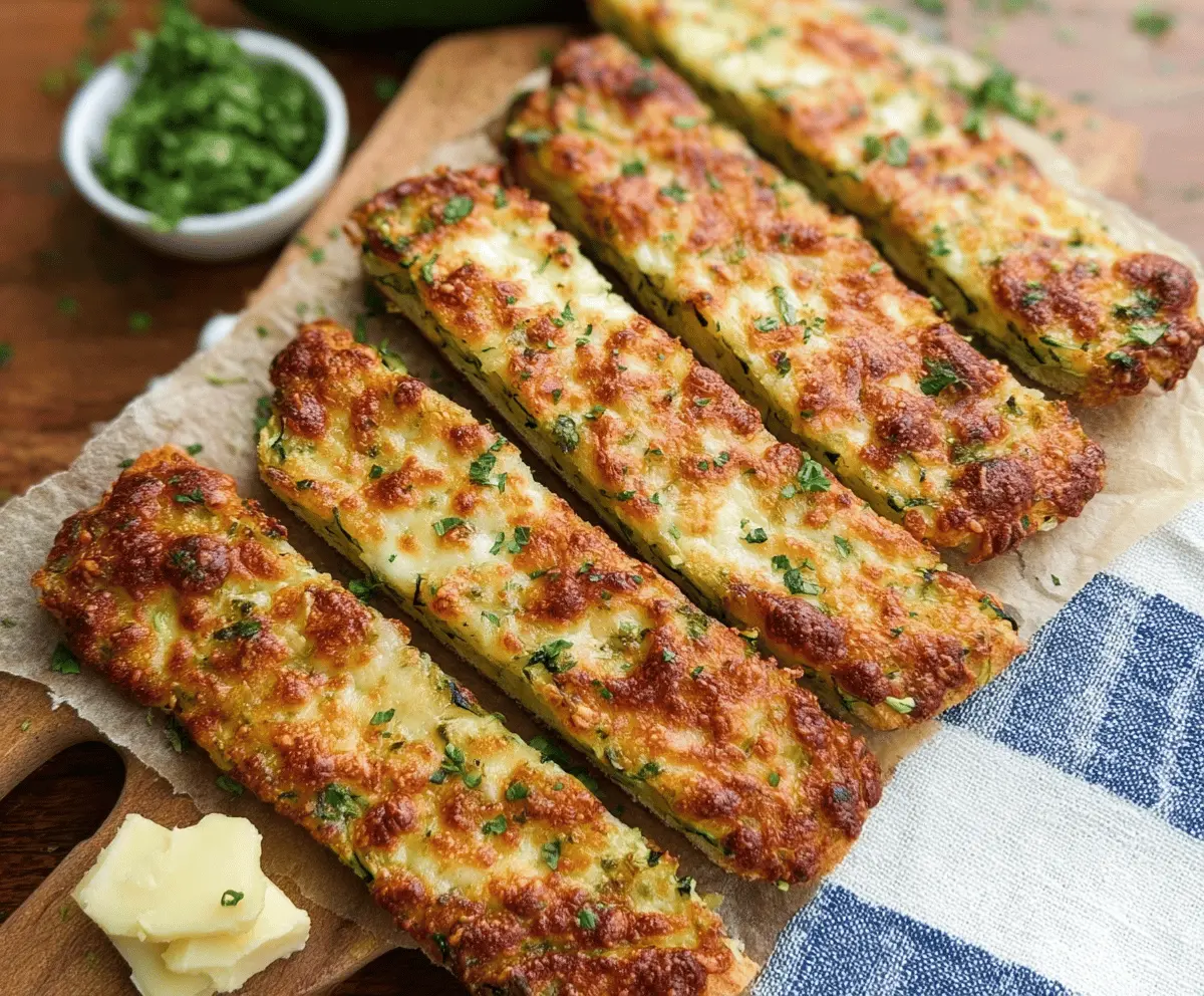 Easy Zucchini Breadsticks Recipe for Snack Time