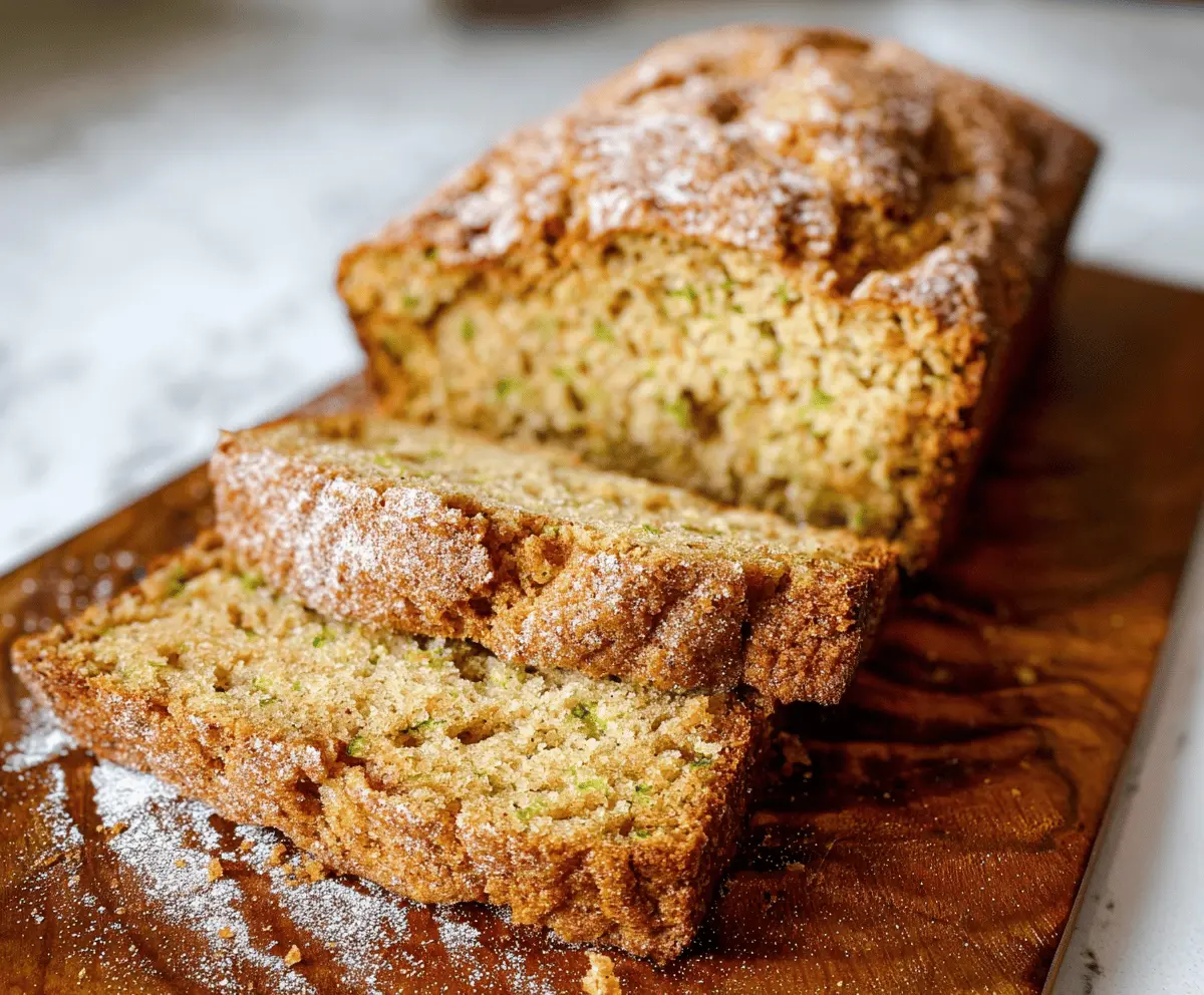 Soft Snickerdoodle Zucchini Bread Recipe