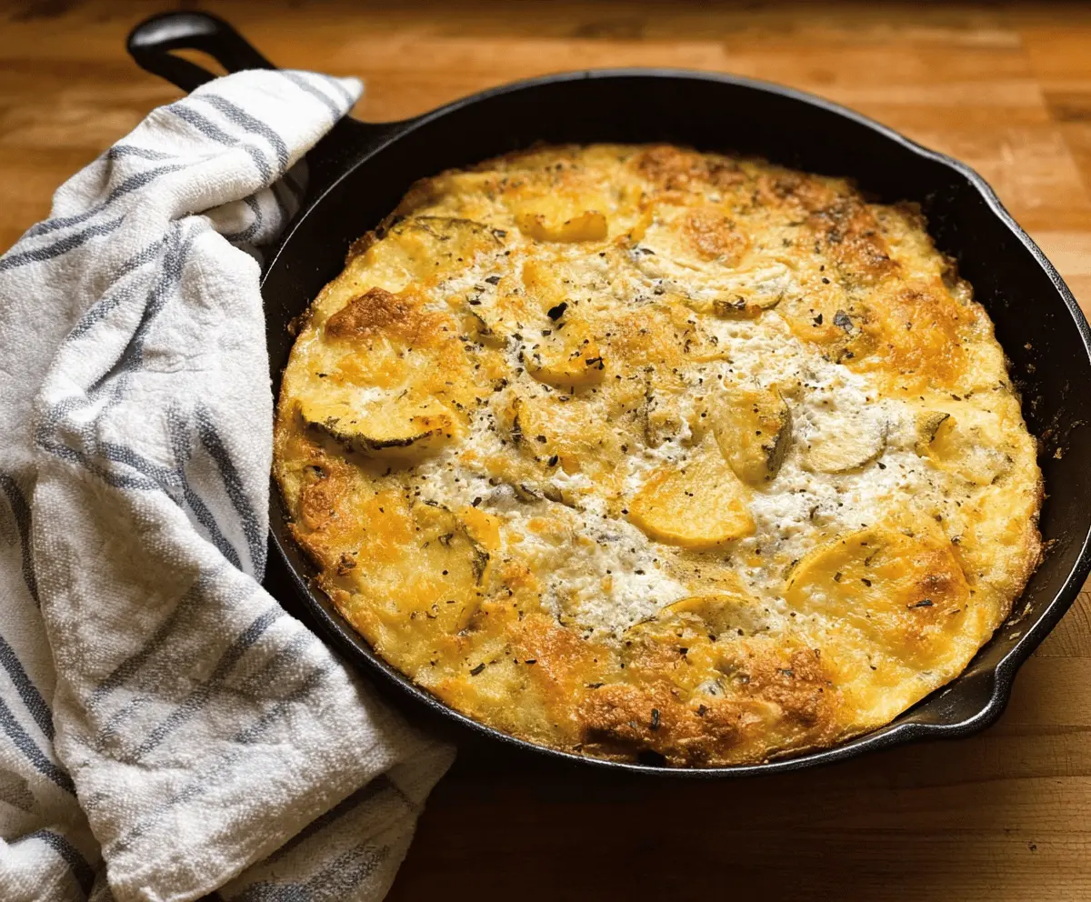 Easy Green Chile Yellow Squash Casserole Recipe