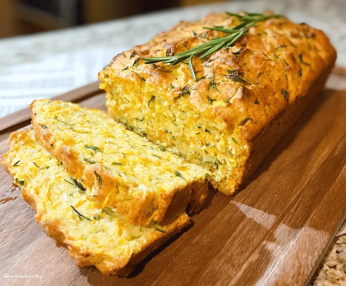 Herb and Cheddar Squash Bread Recipe