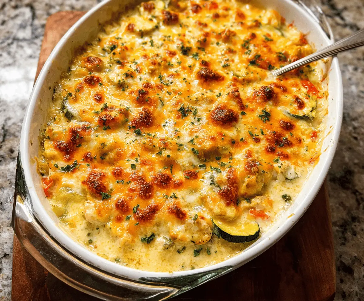 Easy Chicken Zucchini Casserole Recipe