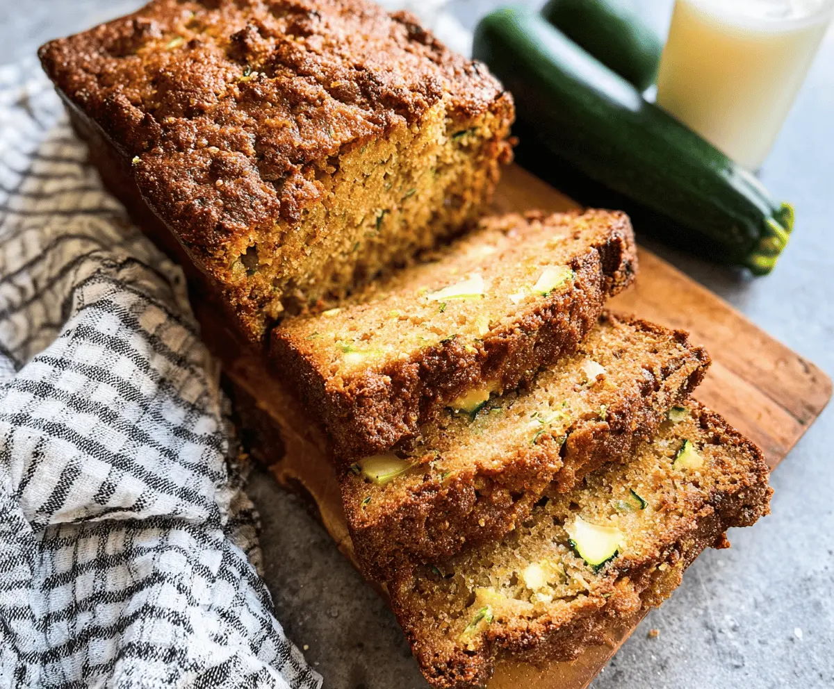 Moist Apple Zucchini Bread Recipe