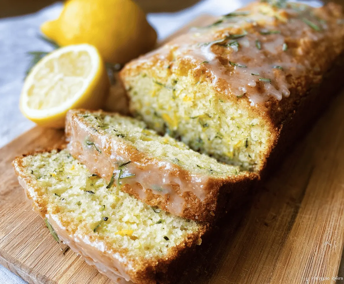 Moist Lemon Zucchini Bread Recipe