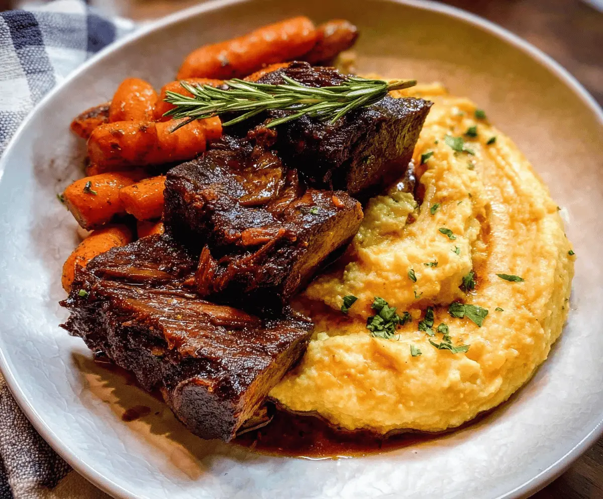 Super Tender Slow Cooker Beef Short Ribs Recipe