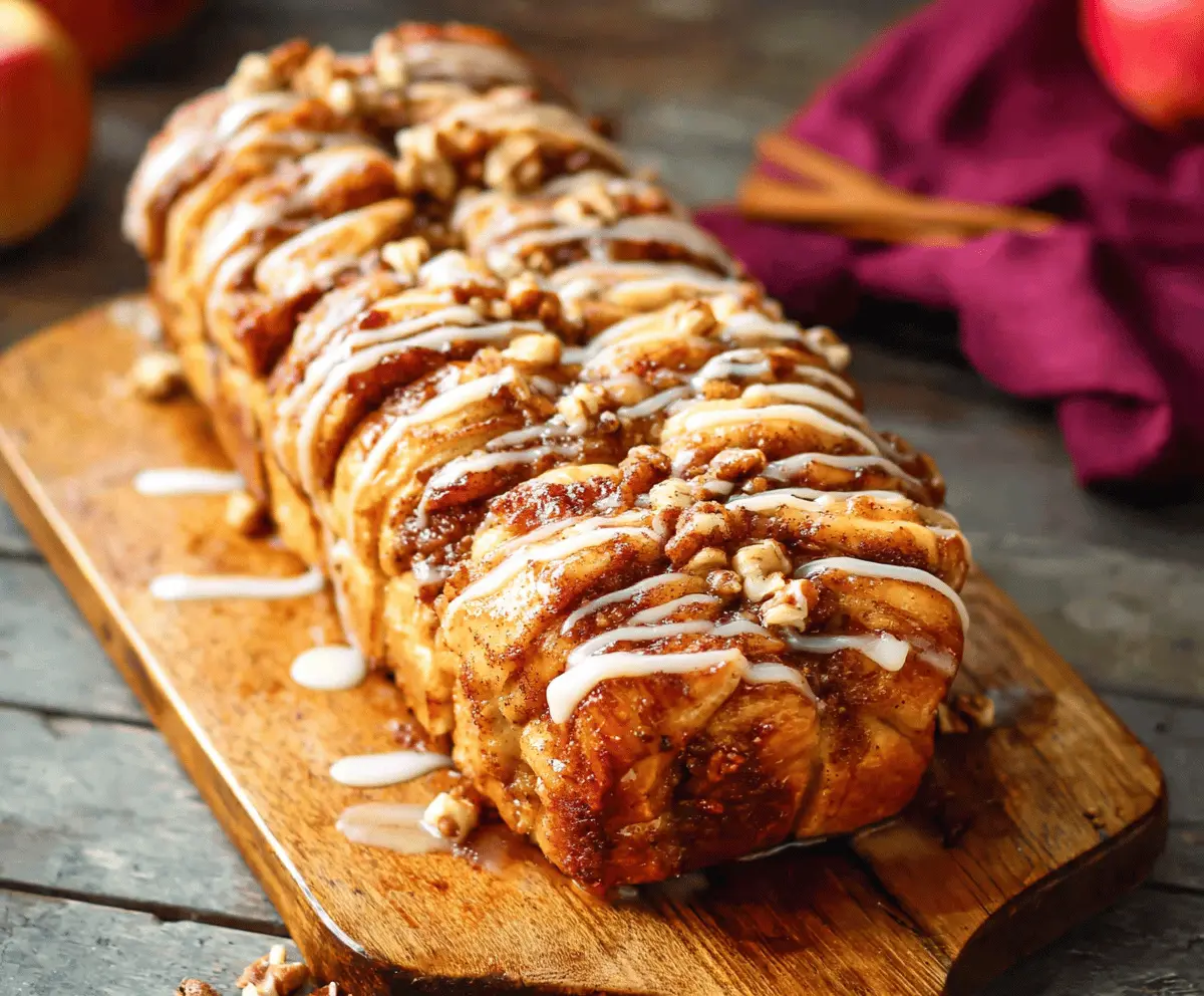 Apple Cinnamon Pull Apart Bread