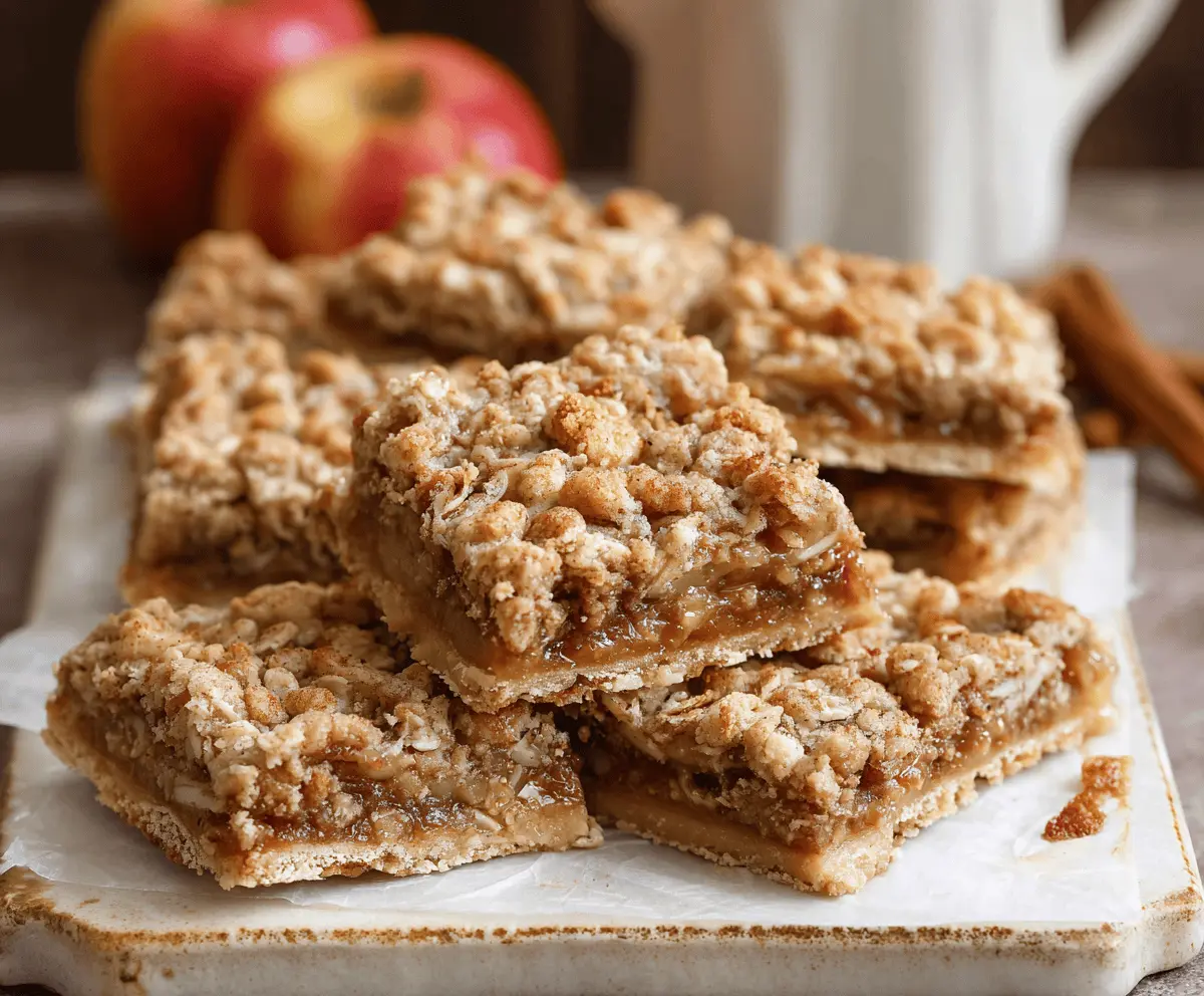Apple Crisp Bars