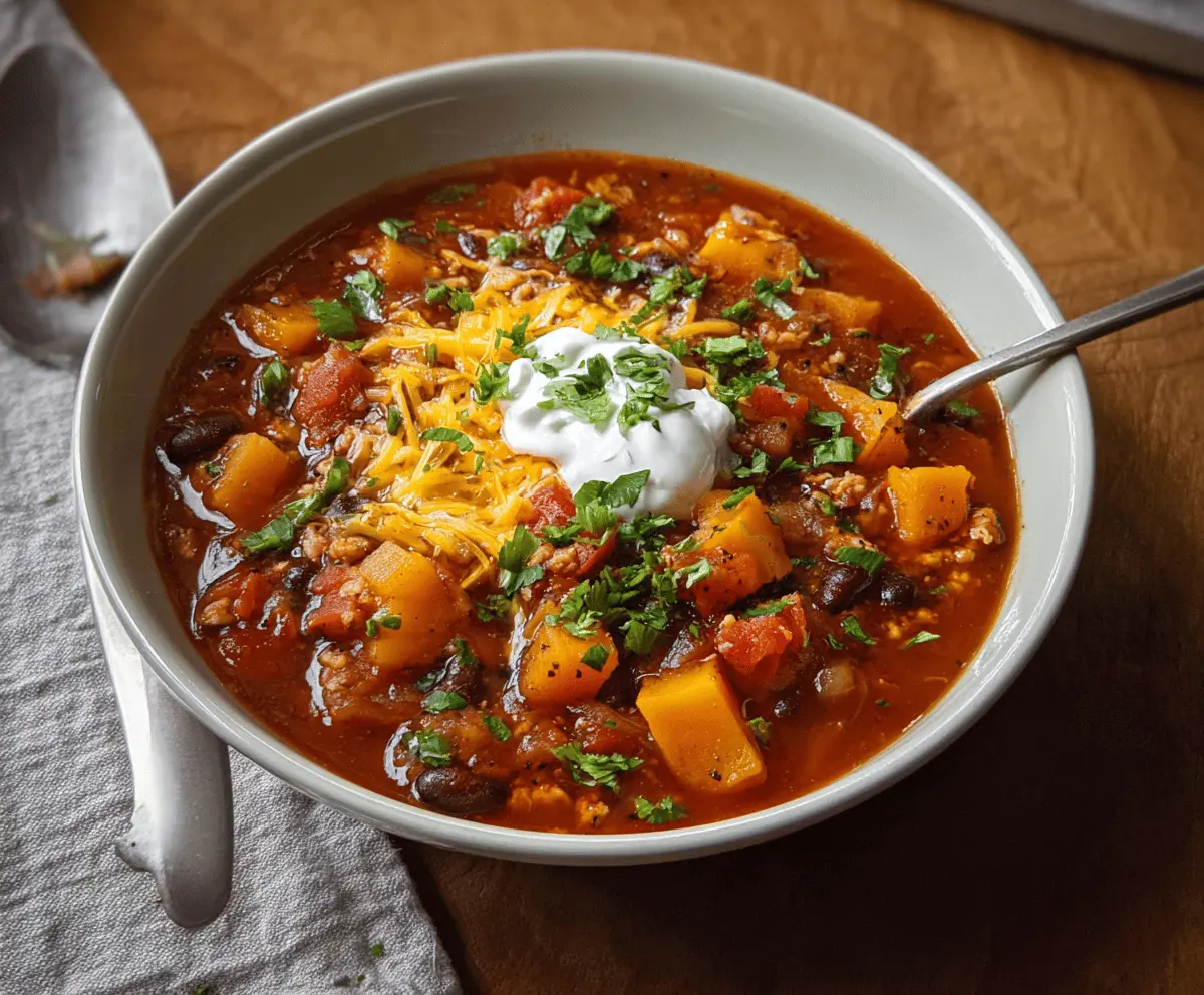 Butternut Squash Chili