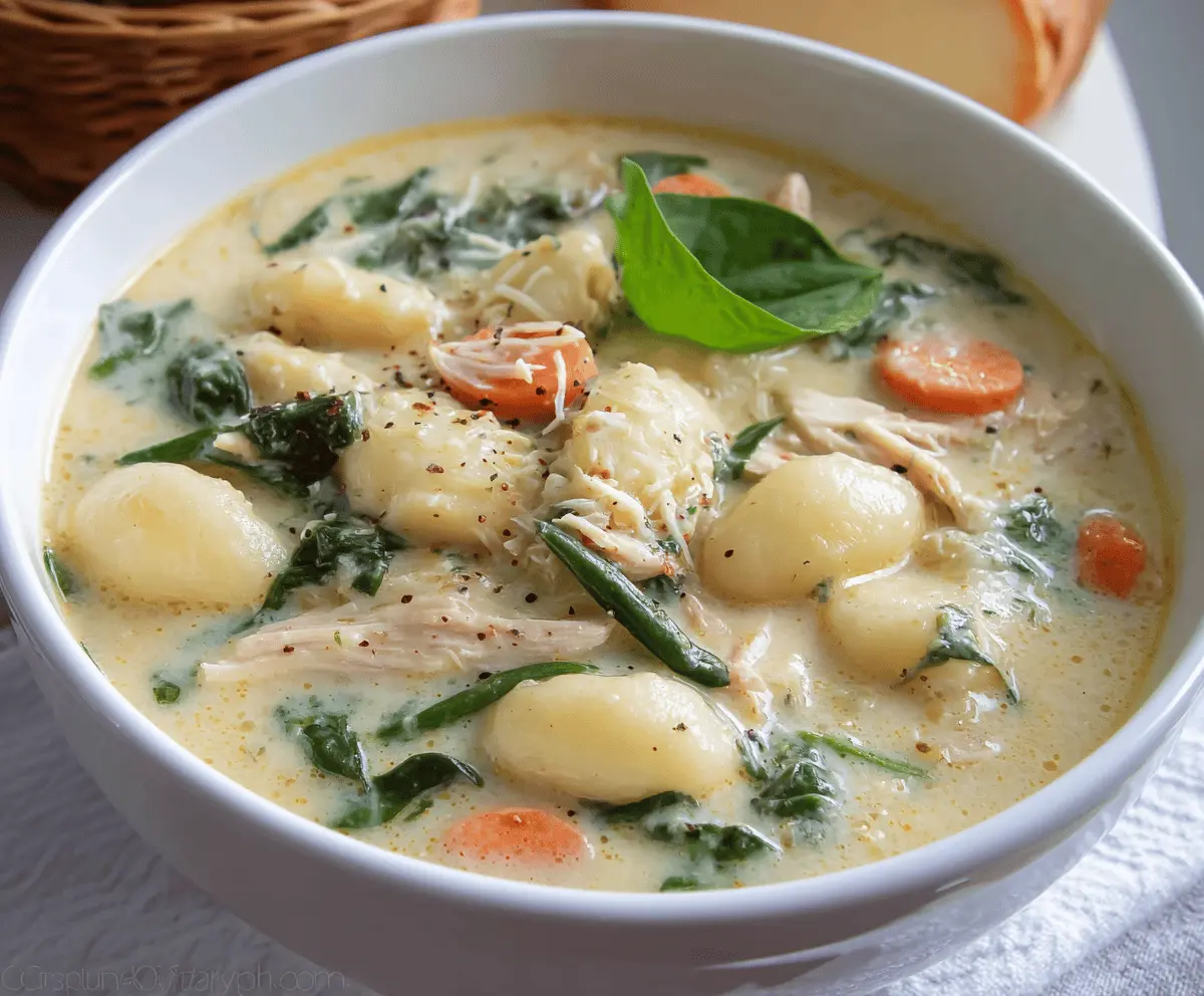 Chicken Gnocchi Soup