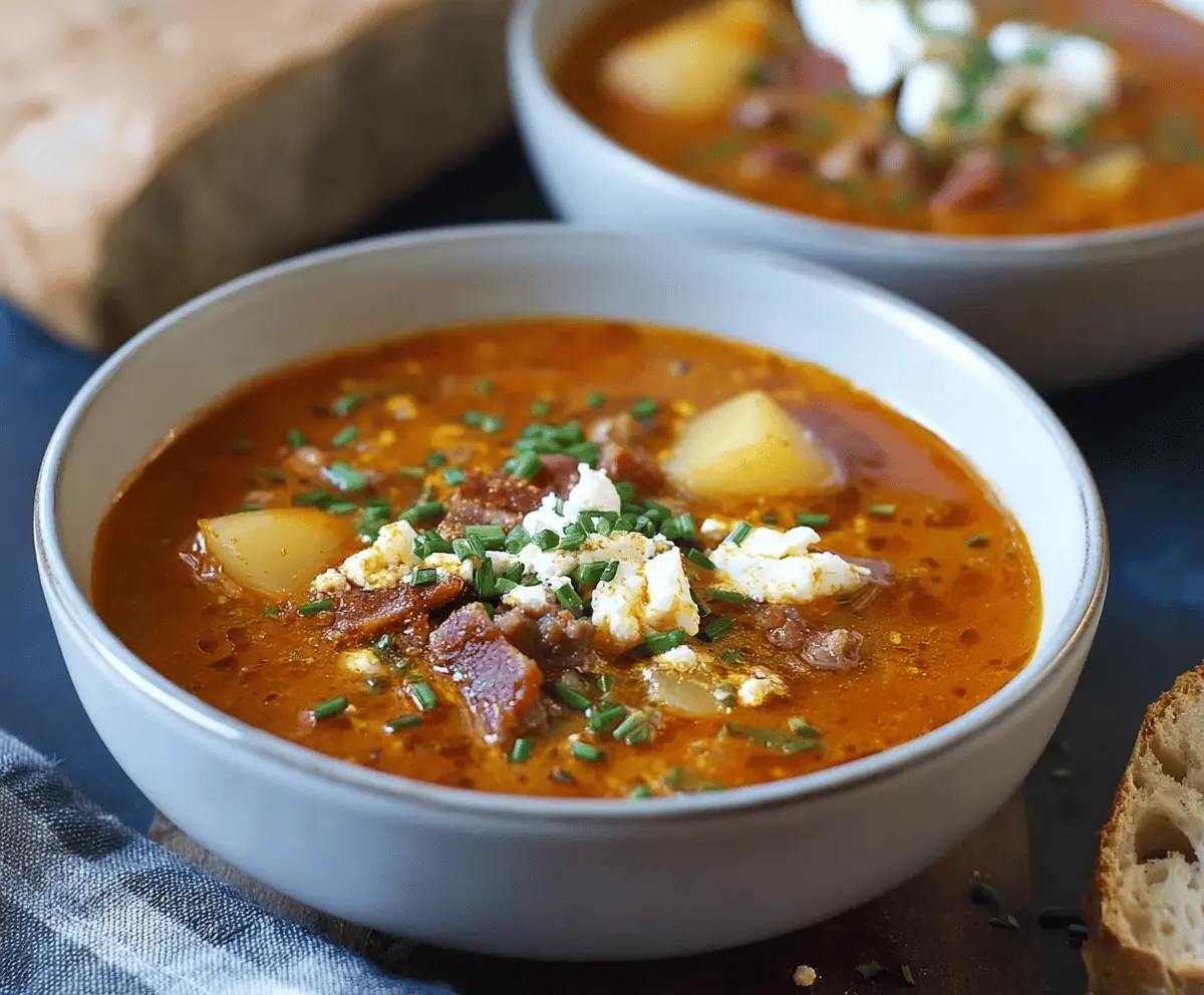 Chorizo And Potato Soup