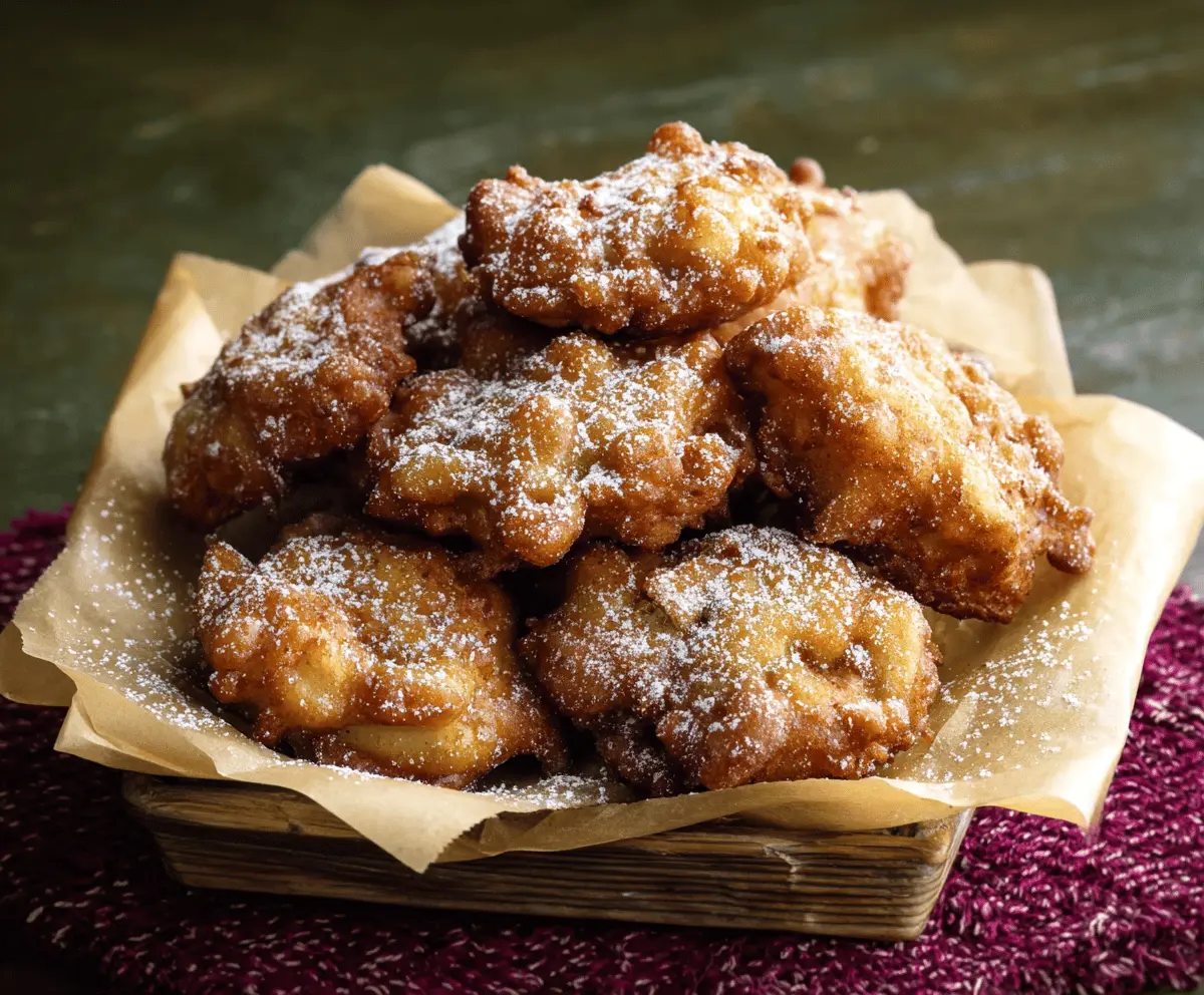 Cinnamon Apple Fritters