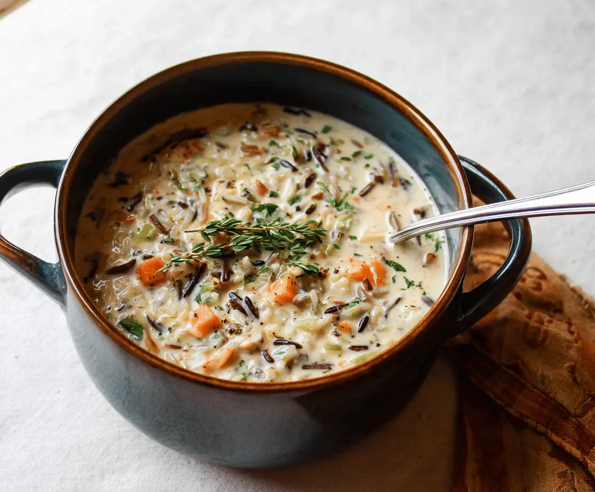 Creamy Wild Rice Soup