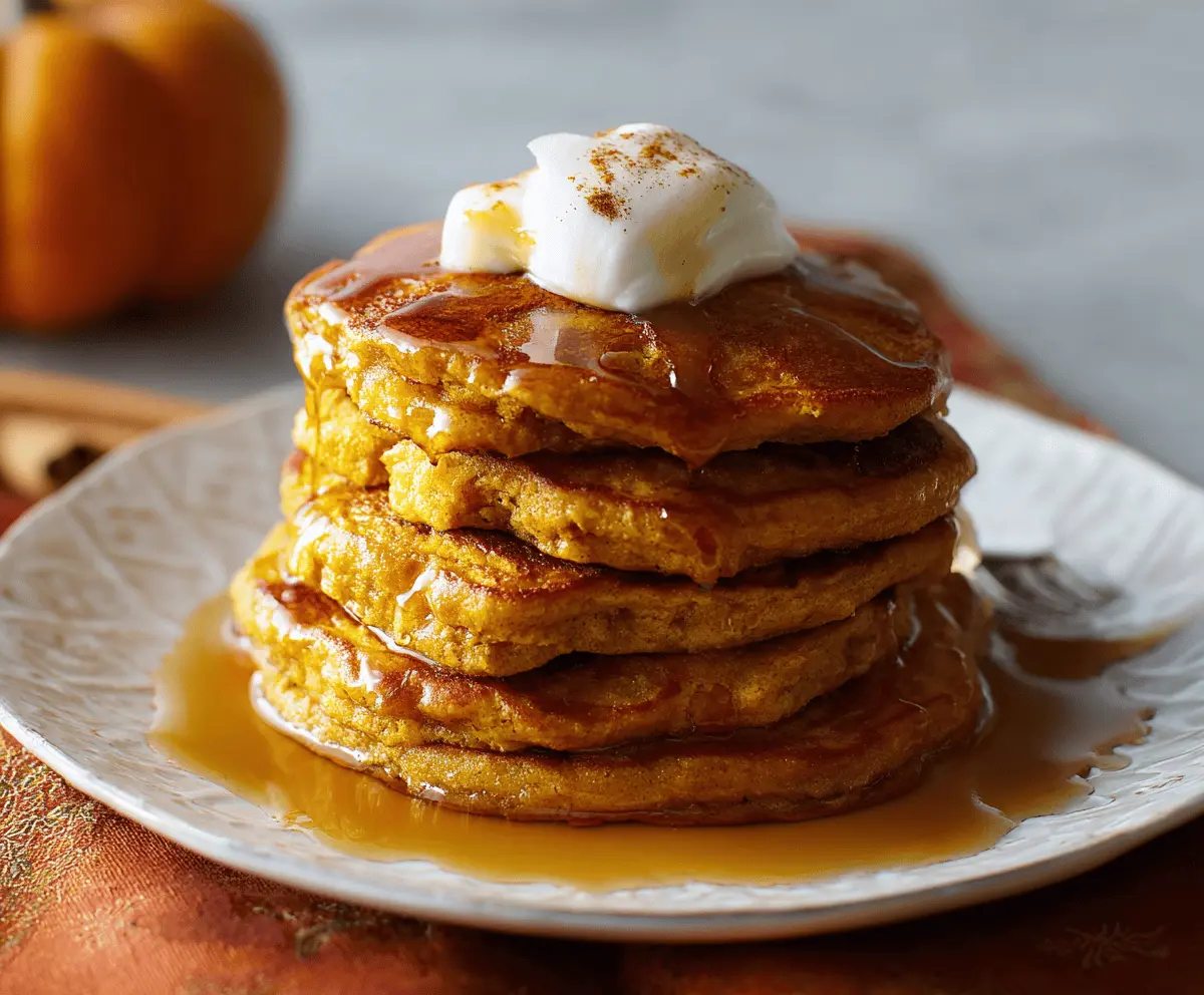 Pumpkin Apple Pancakes