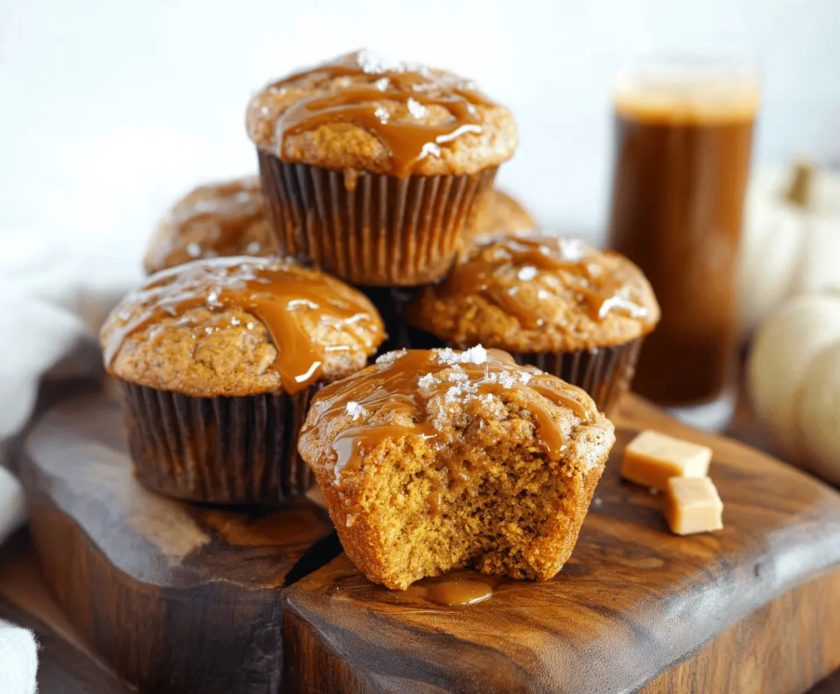 Pumpkin Caramel Muffins