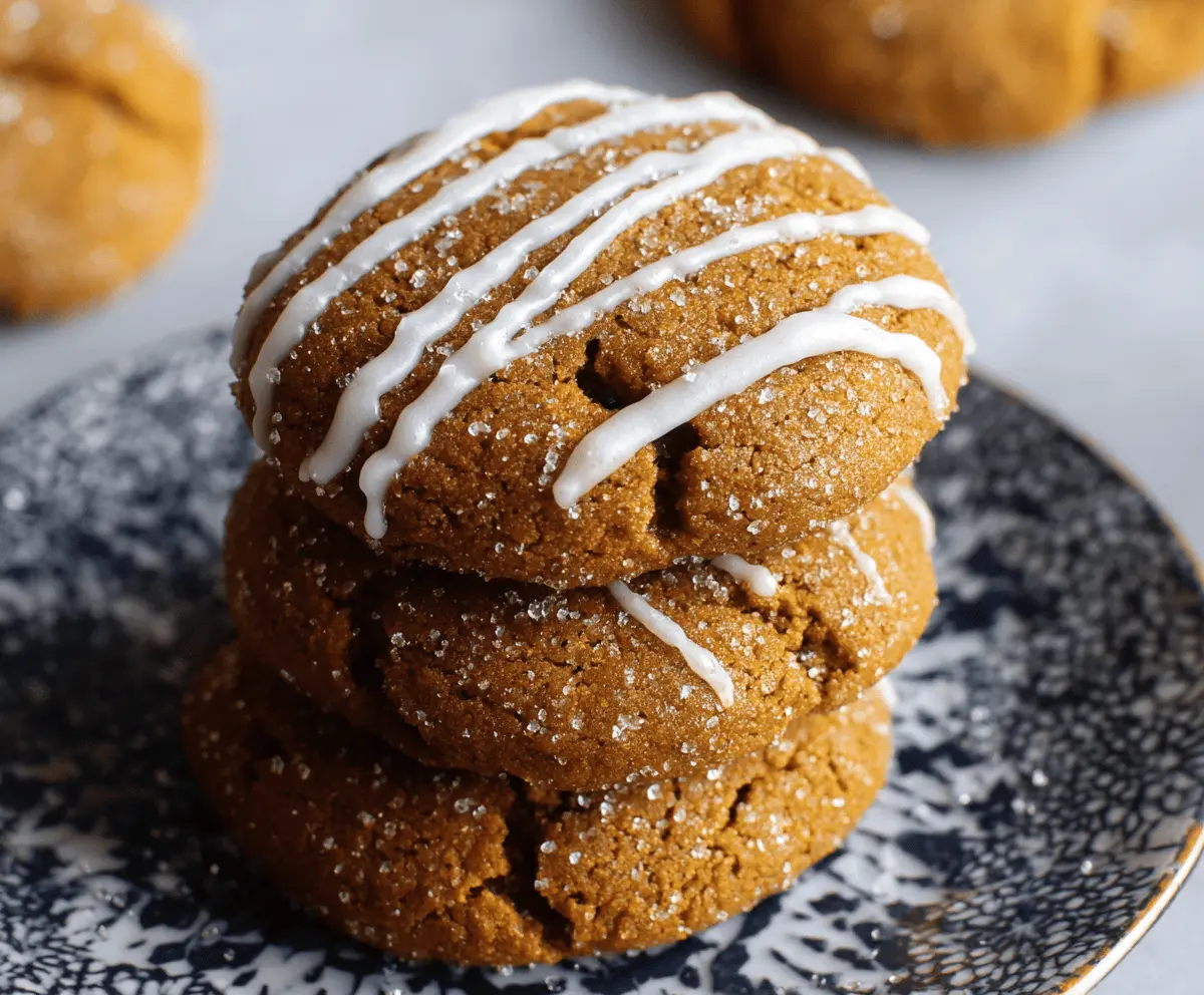 Pumpkin Molasses Cookies