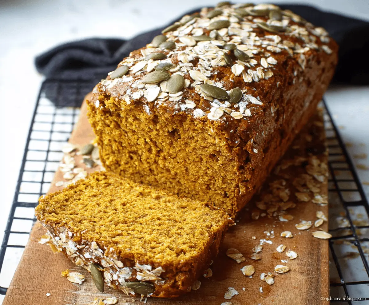 Pumpkin Oatmeal Bread