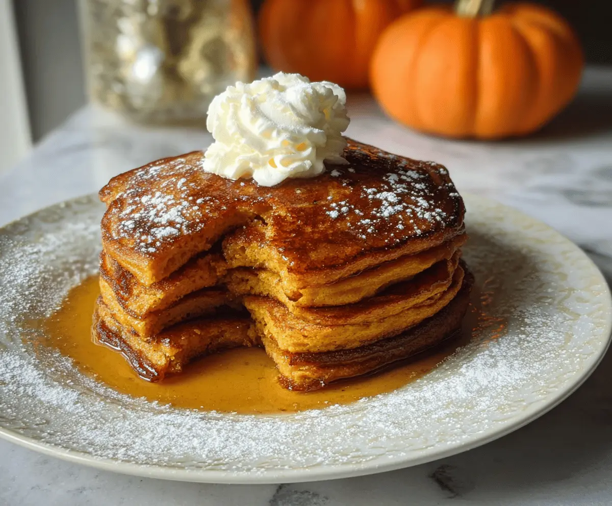 Pumpkin Pie Spice Pancakes