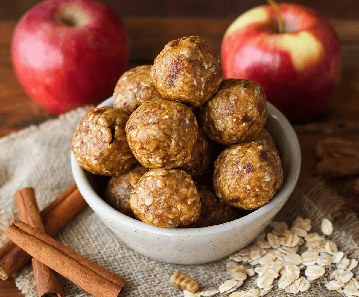 Apple Cinnamon Pumpkin Protein Balls