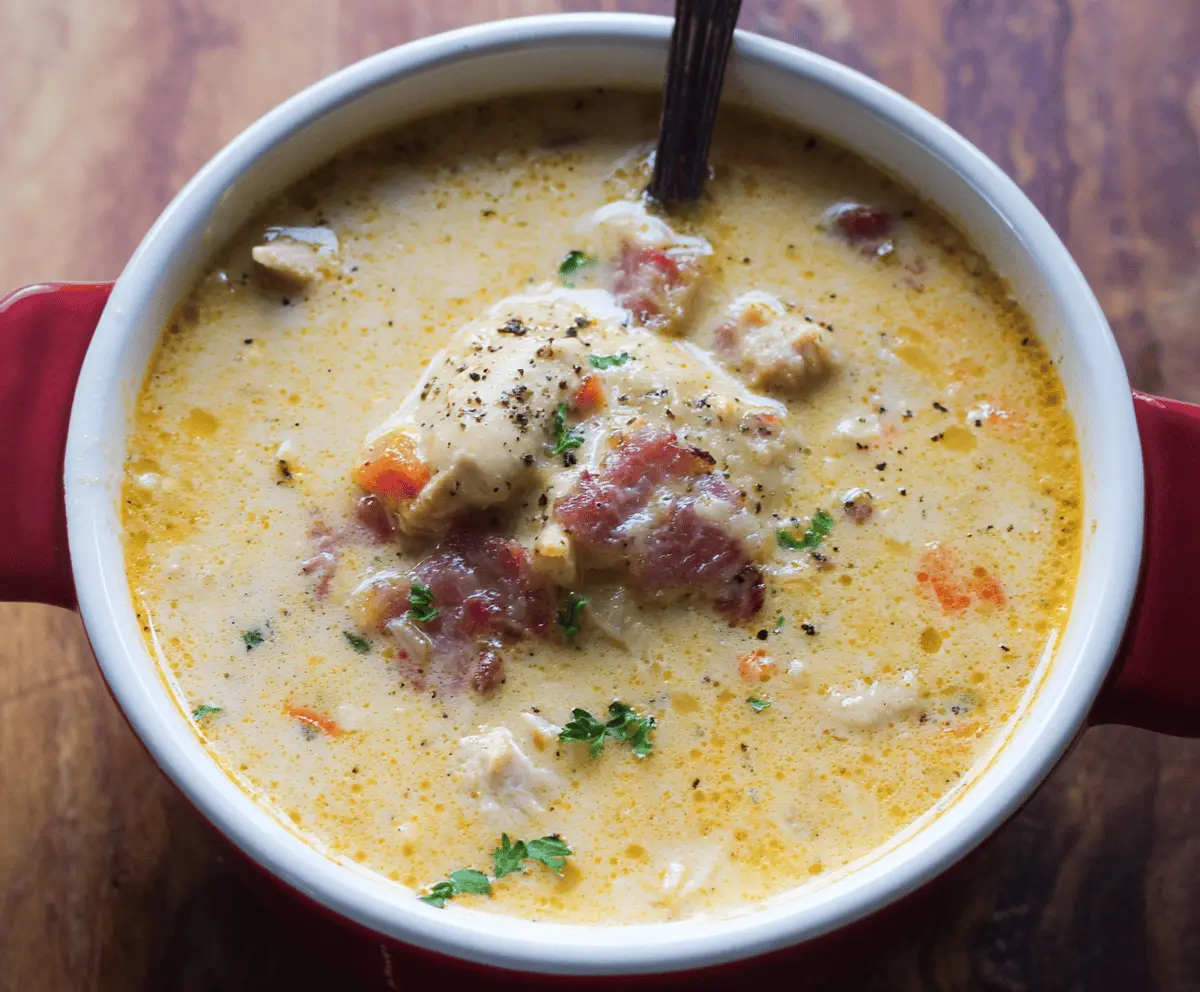 Chicken Cordon Bleu Soup