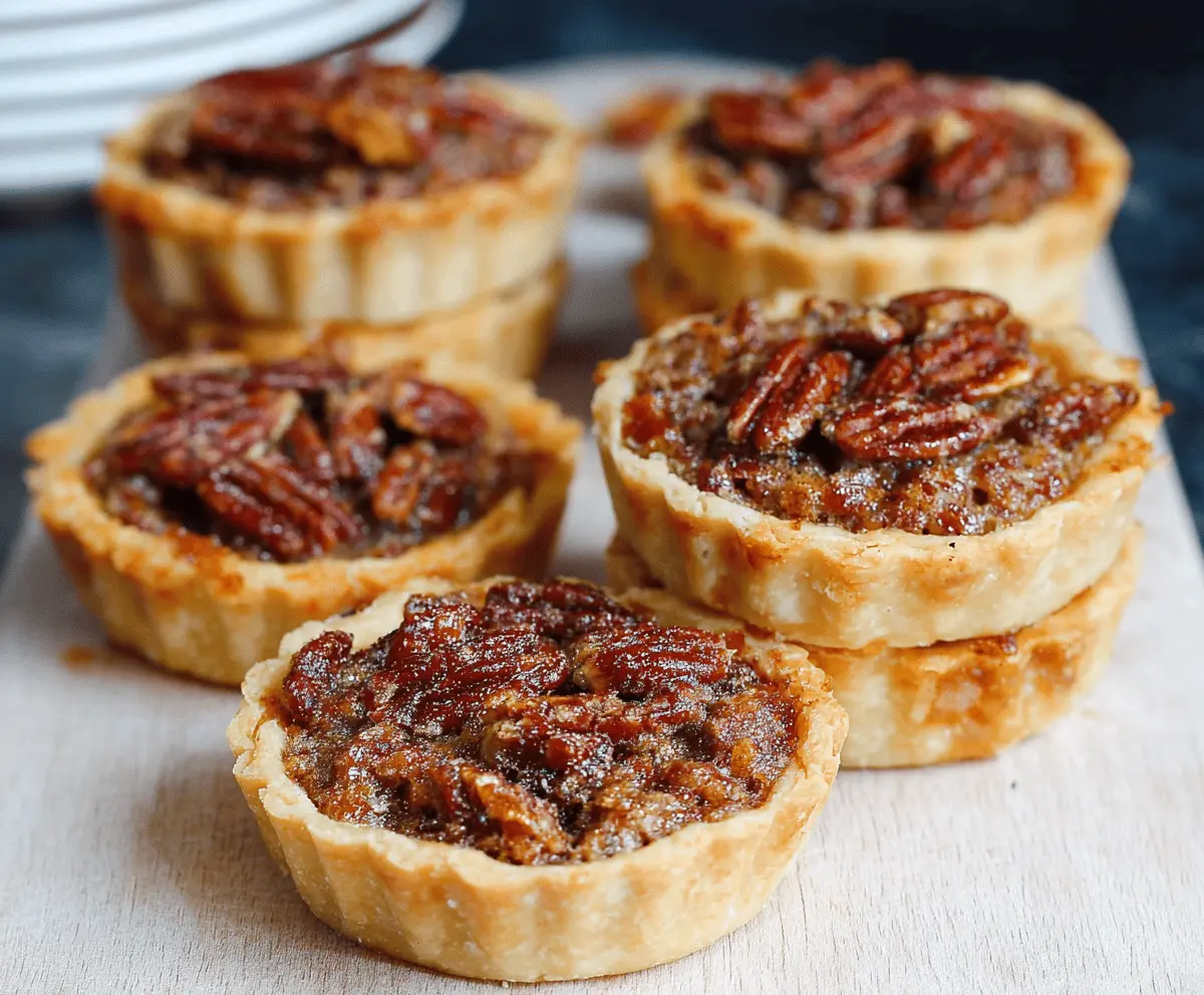 Delicious homemade pecan butter tarts with golden crust and rich pecan filling, perfect for dessert or special occasions.