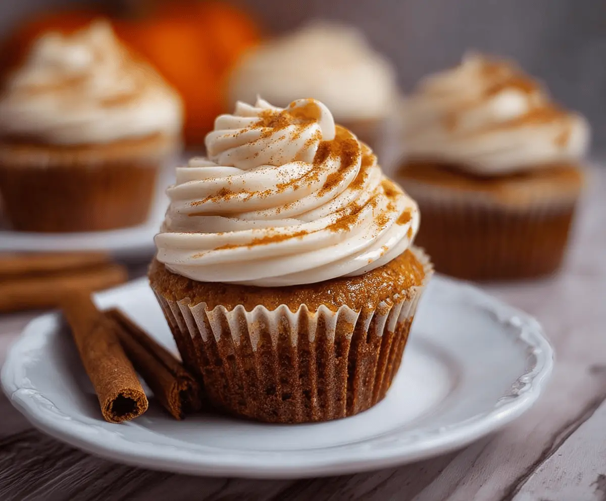 Pumpkin Spice Cupcakes