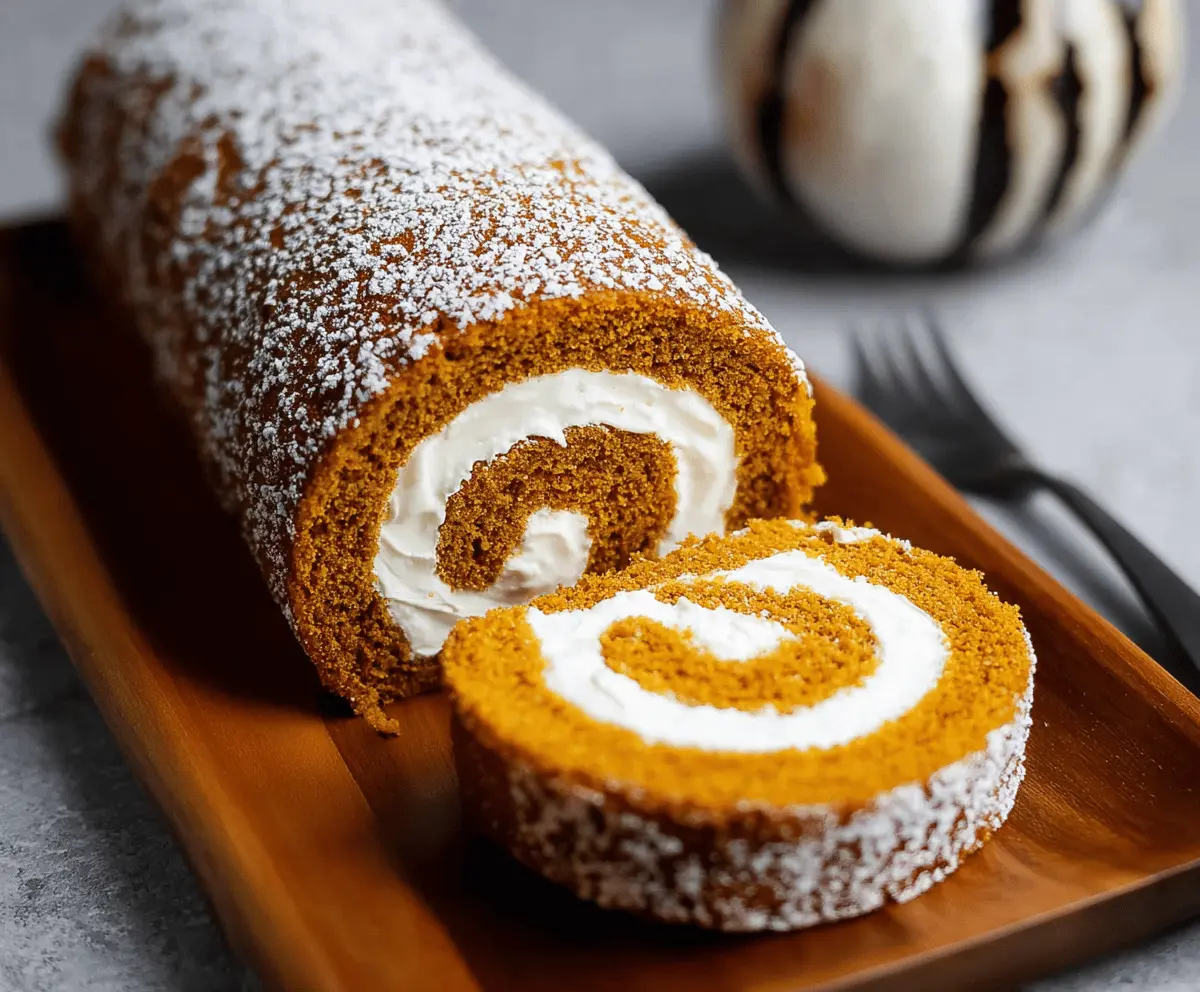 Pumpkin Swiss Roll