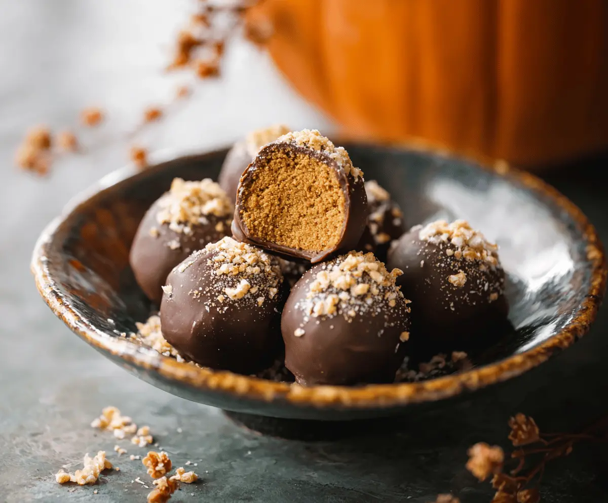 Pumpkin Truffles