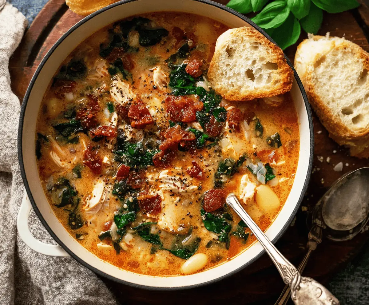 Tuscan Chicken Soup