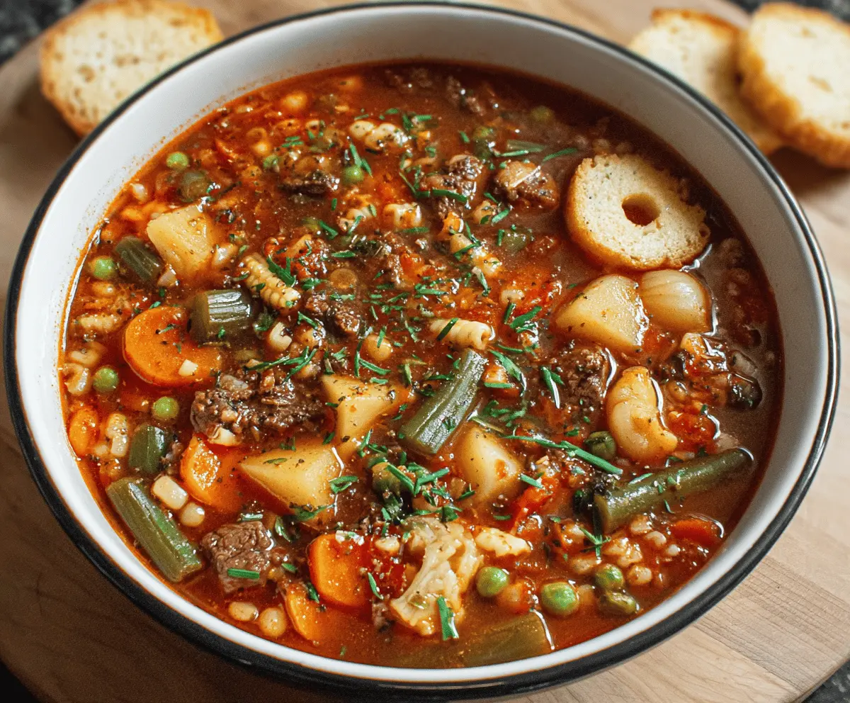 Vegetable Beef Soup