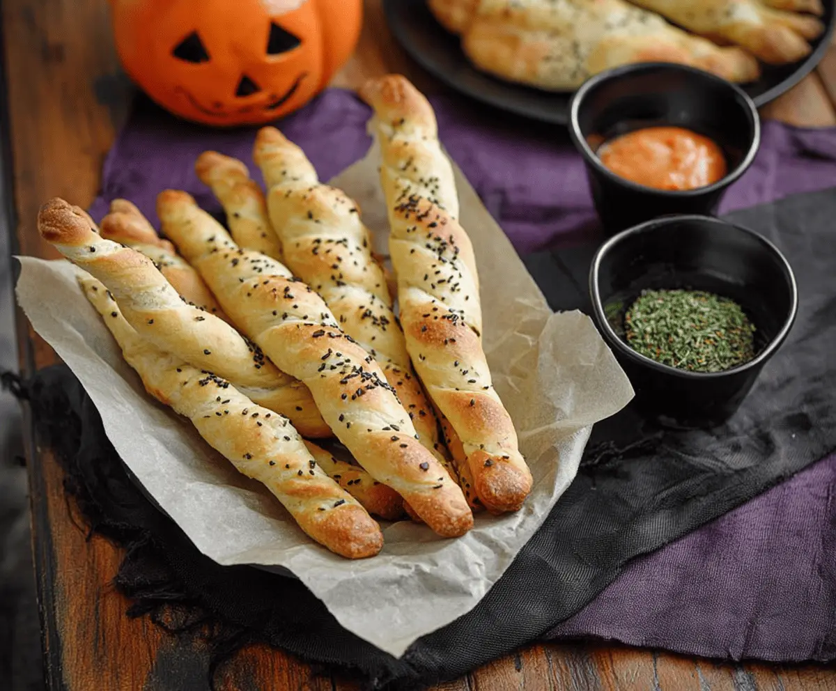 Witch Finger Breadsticks