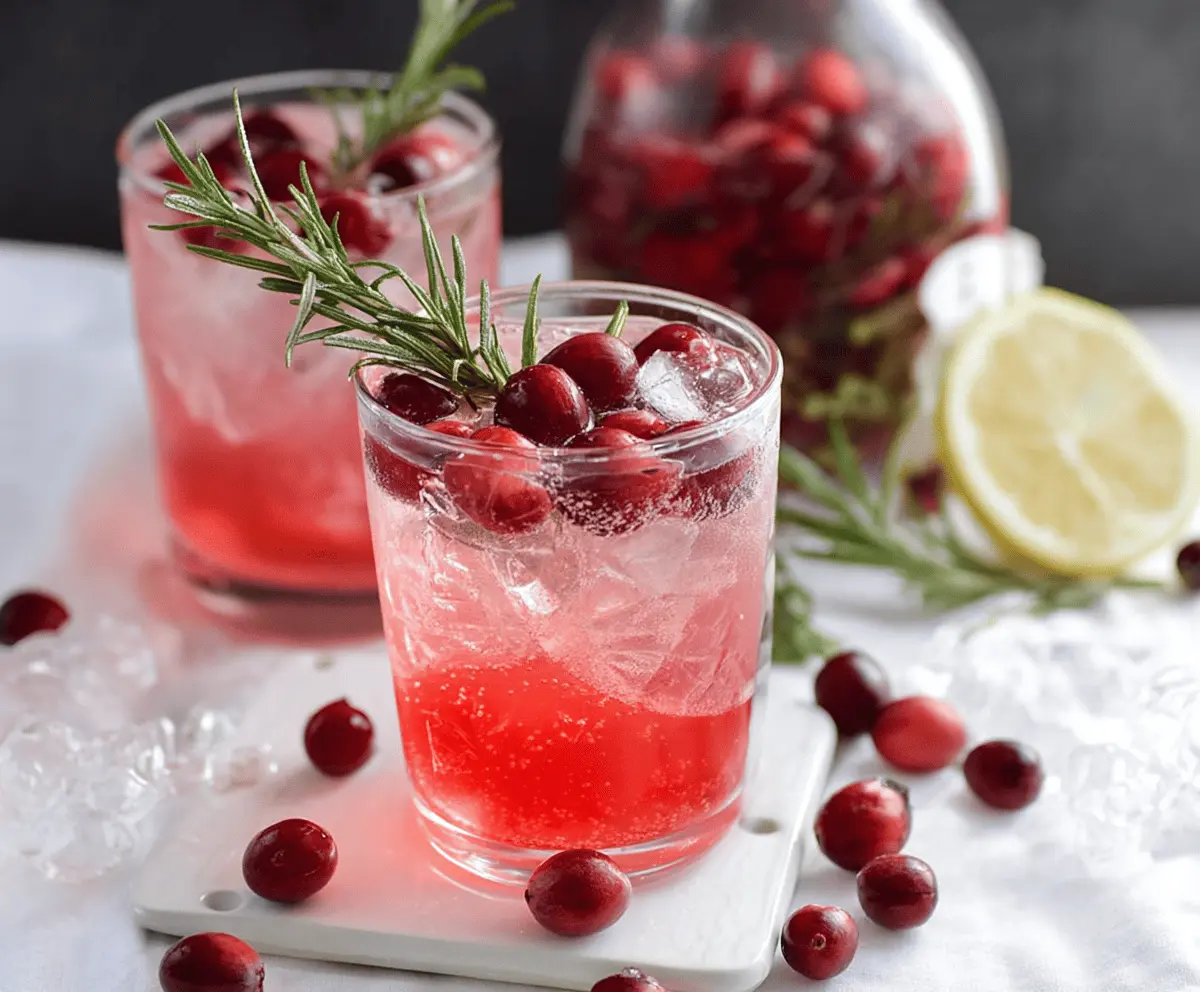 Cranberry Gin Spritz