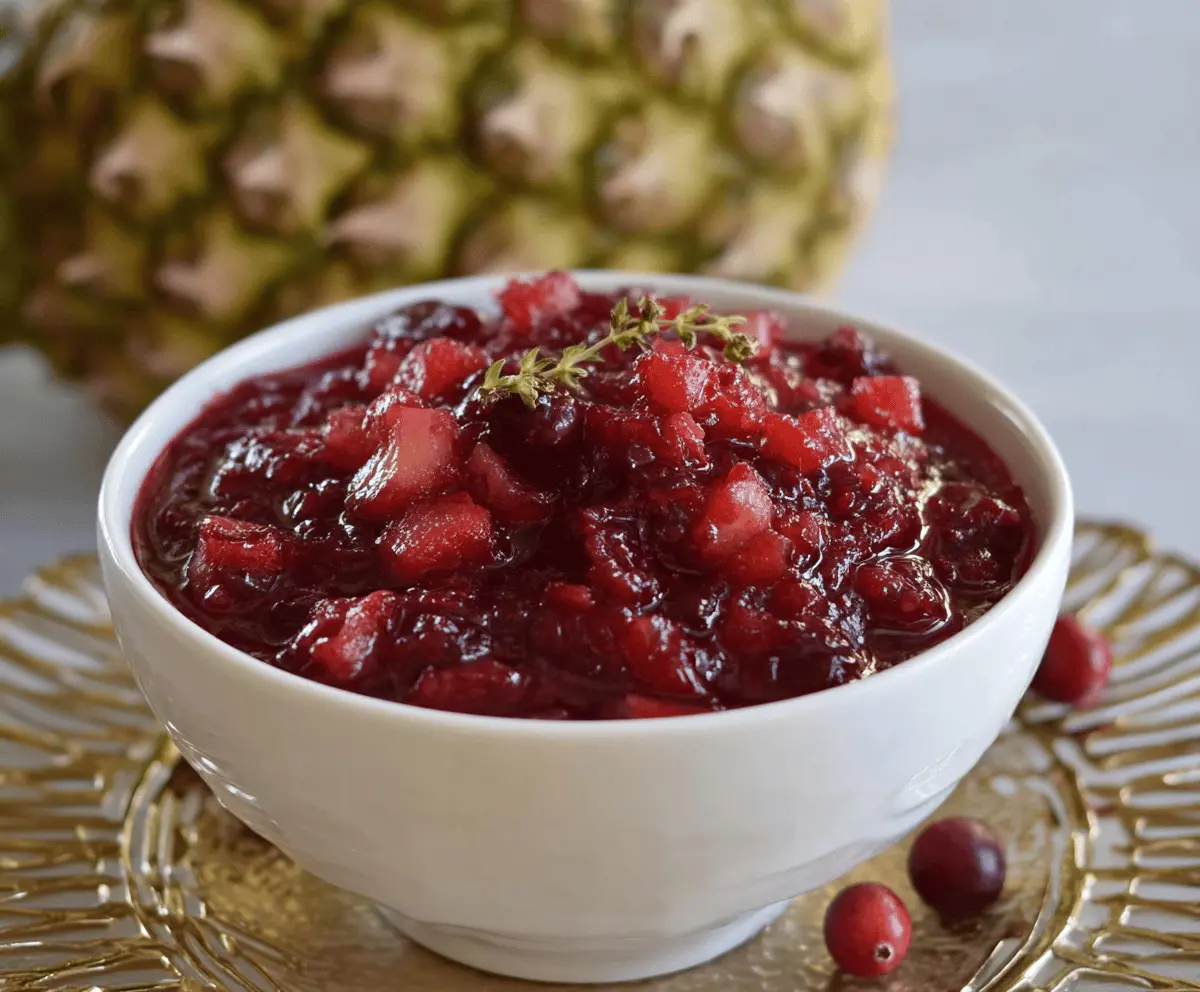Cranberry Pineapple Sauce