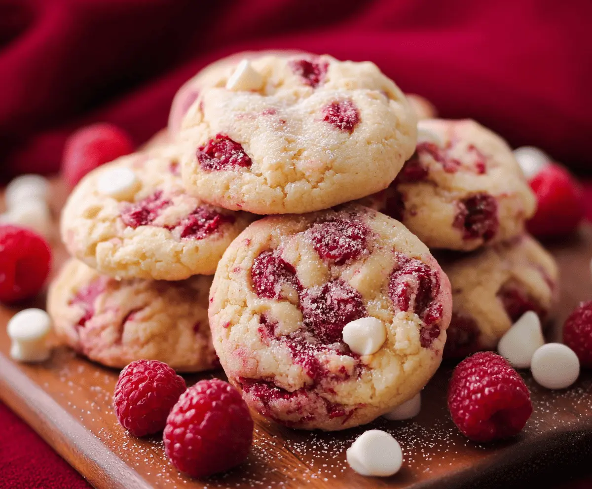 Moist Raspberry Cookies
