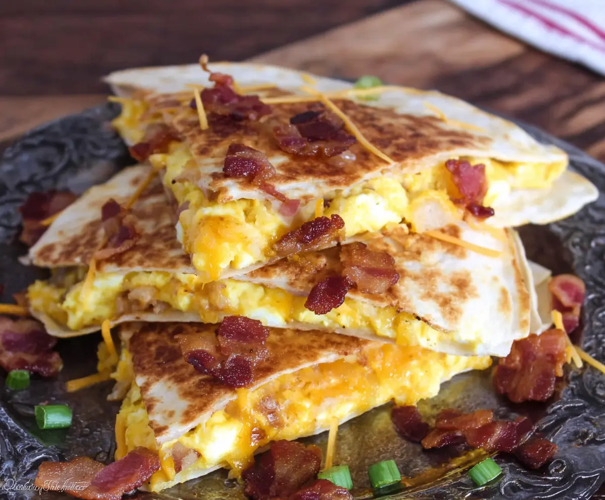 Bacon Egg And Cheese Breakfast Quesadillas