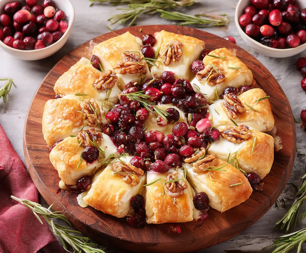Brie Cranberry Wreath
