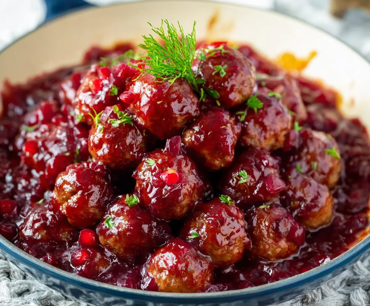 Cranberry Meatballs