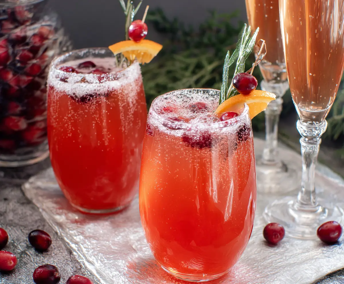 Cranberry Prosecco Cocktail