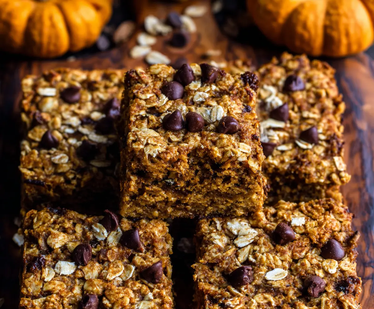 Pumpkin Oatmeal Bars