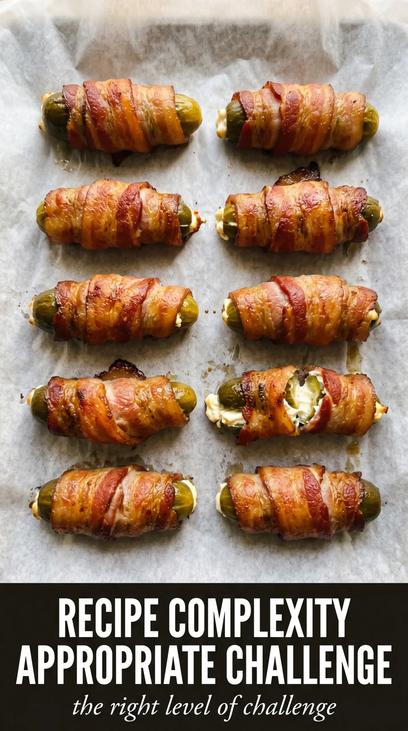 Crispy bacon pickles balanced heat