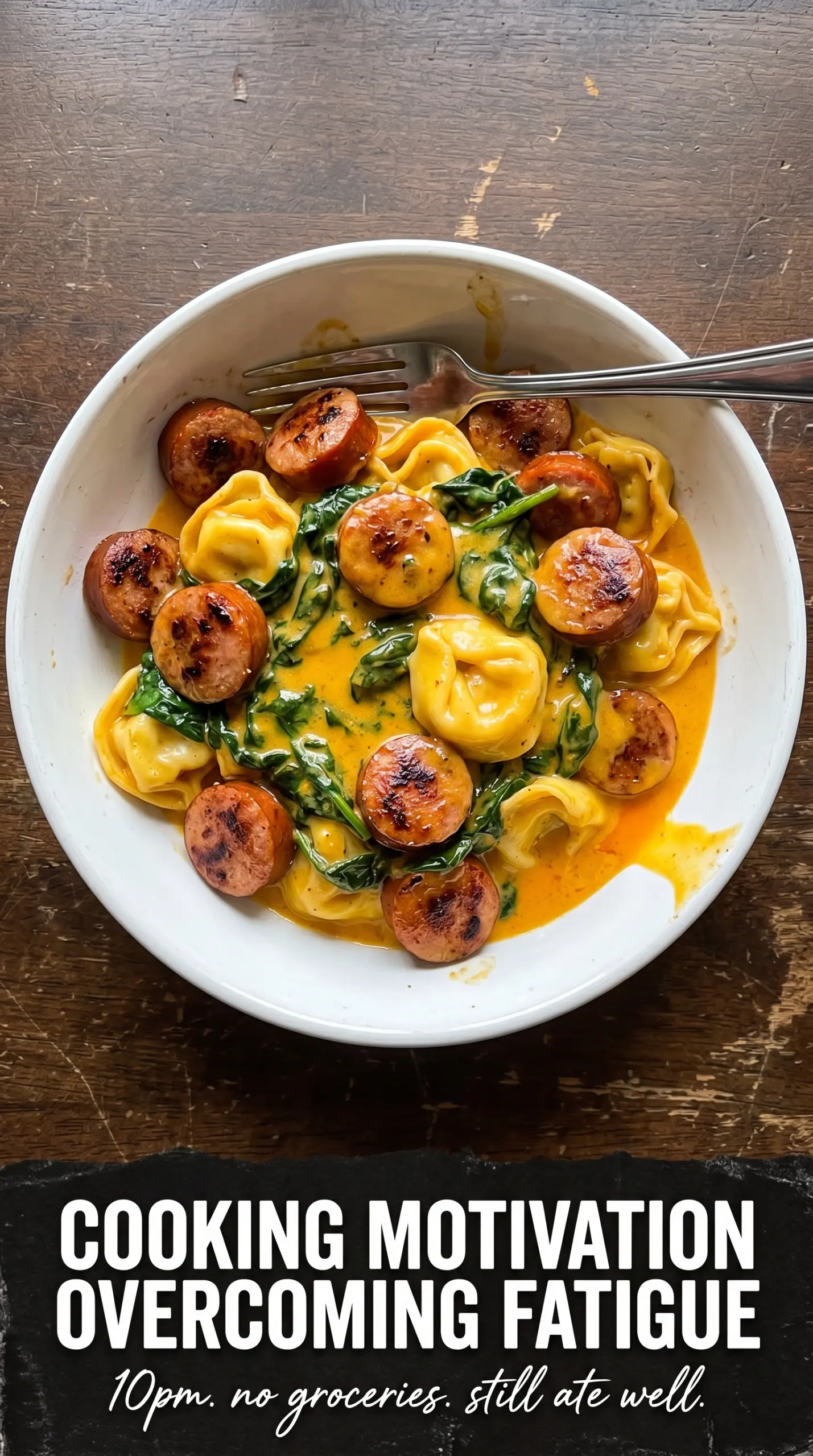 Golden tortellini on griddle