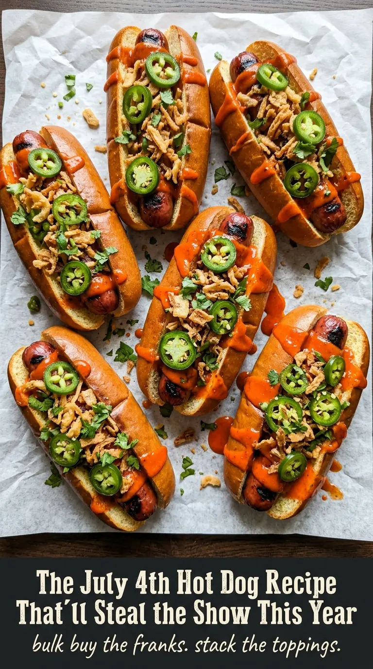 Firecracker Hot Dogs bacon-wrapped spicy