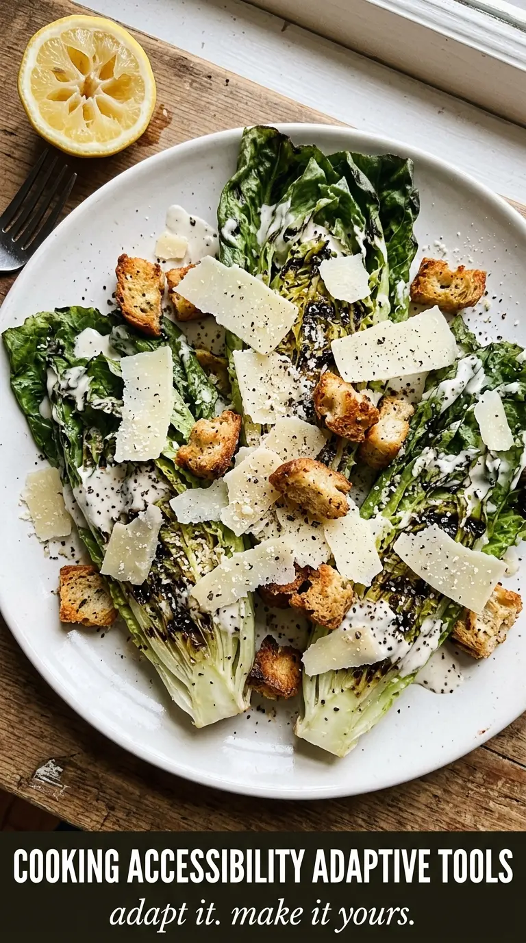 Grilled Caesar Salad charred romaine creamy dressing