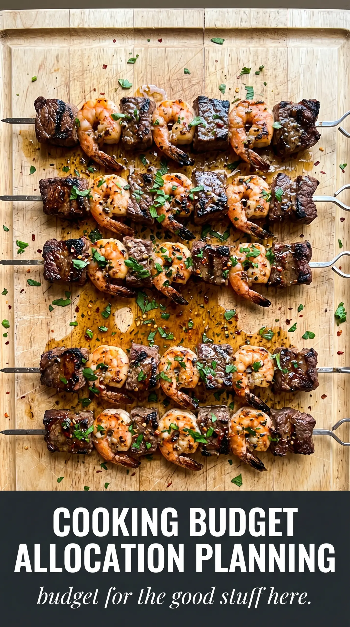 Grilled Garlic Butter Steak and Shrimp Kabobs smoky buttery skewers