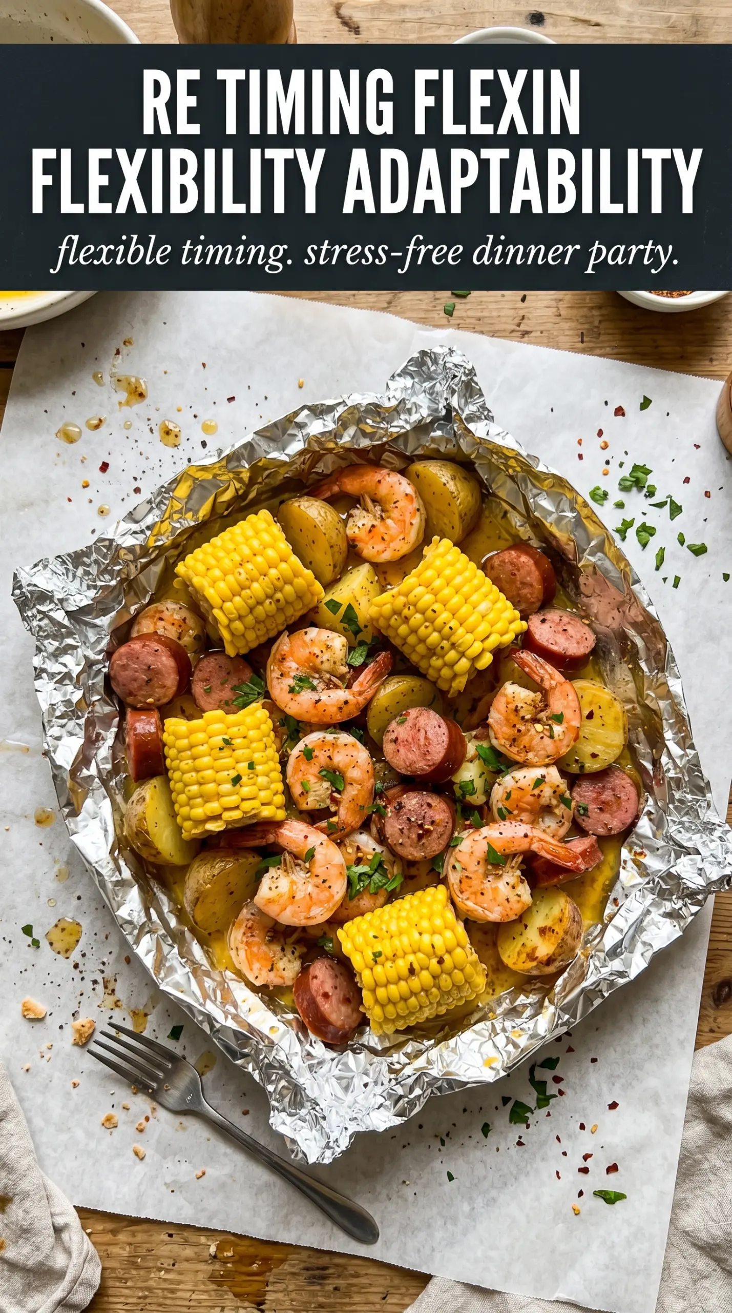 Grilled Shrimp Boil in Foil Packets smoky buttery seafood