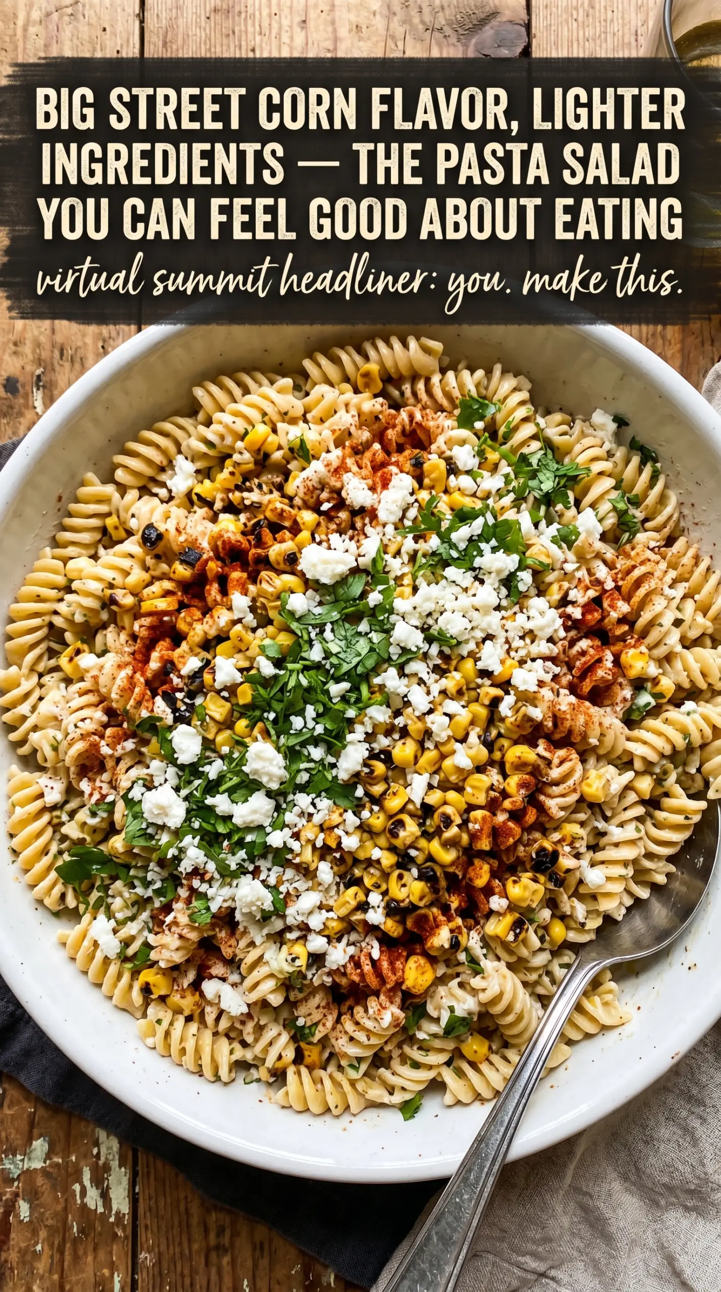 Flavorful pasta salad bold seasoning herbs