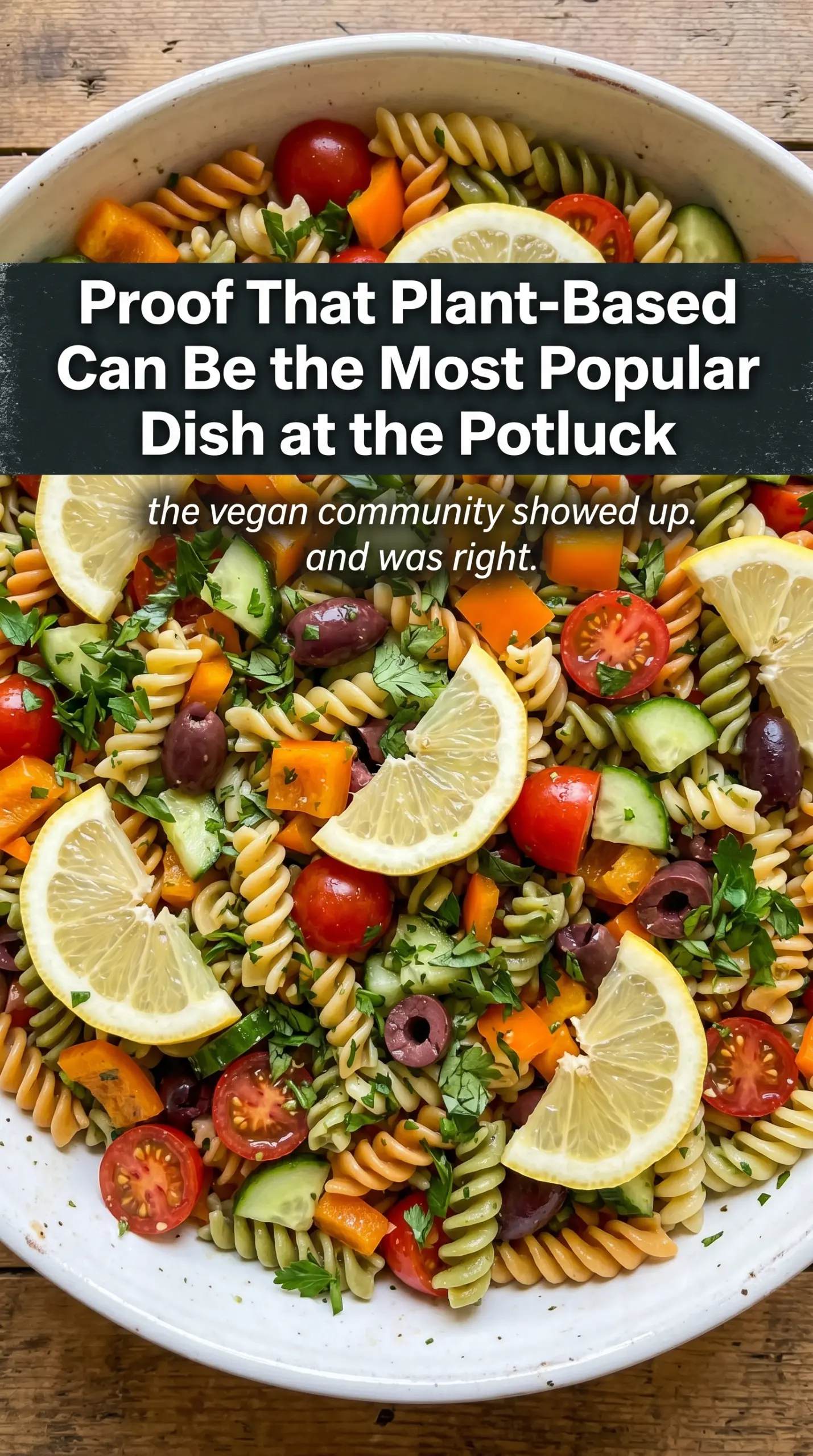 Vegan Pasta Salad colorful creamy tahini