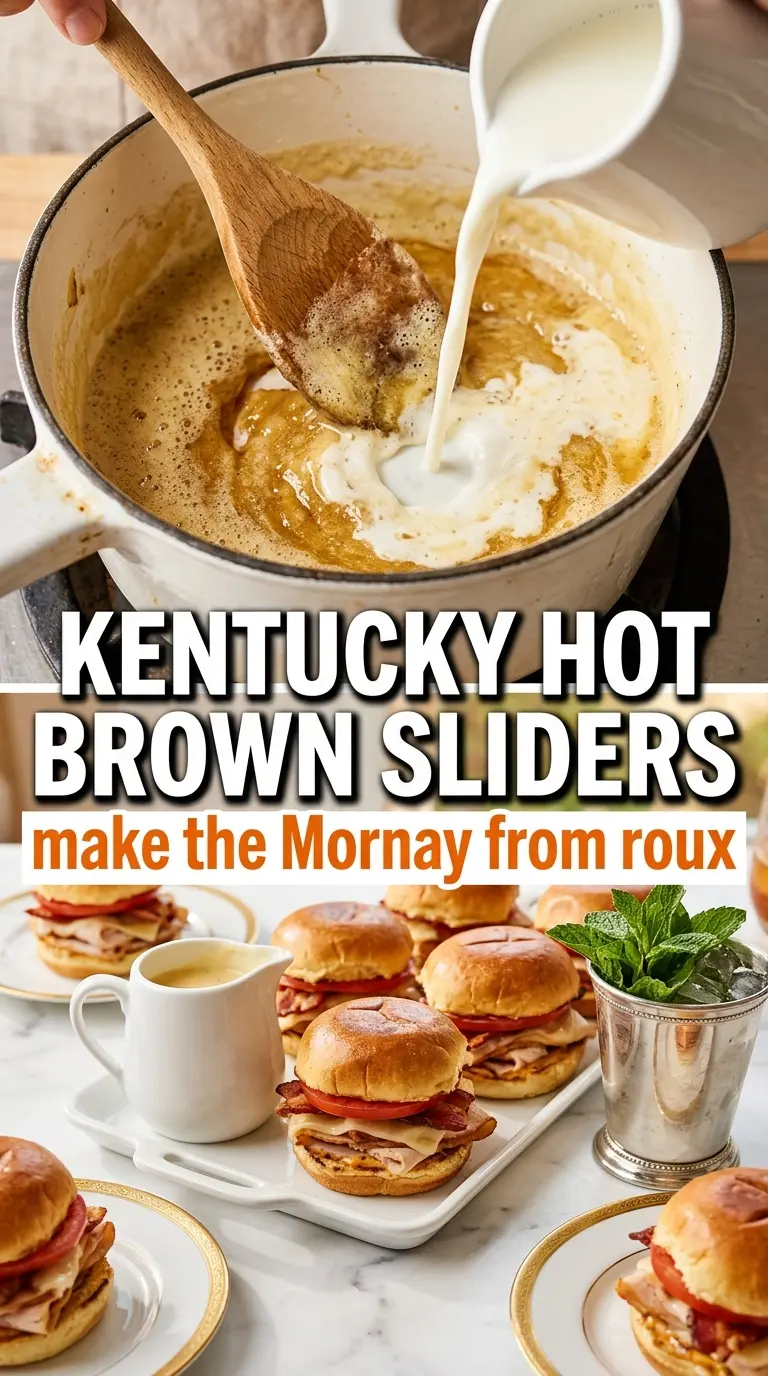 Kentucky Hot Brown sliders creamy bacon tomato