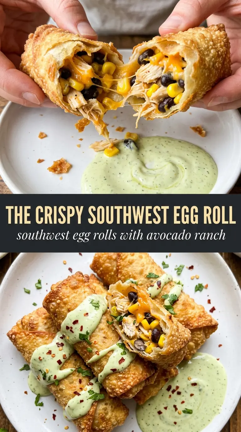 Southwest Egg Rolls crispy cheesy