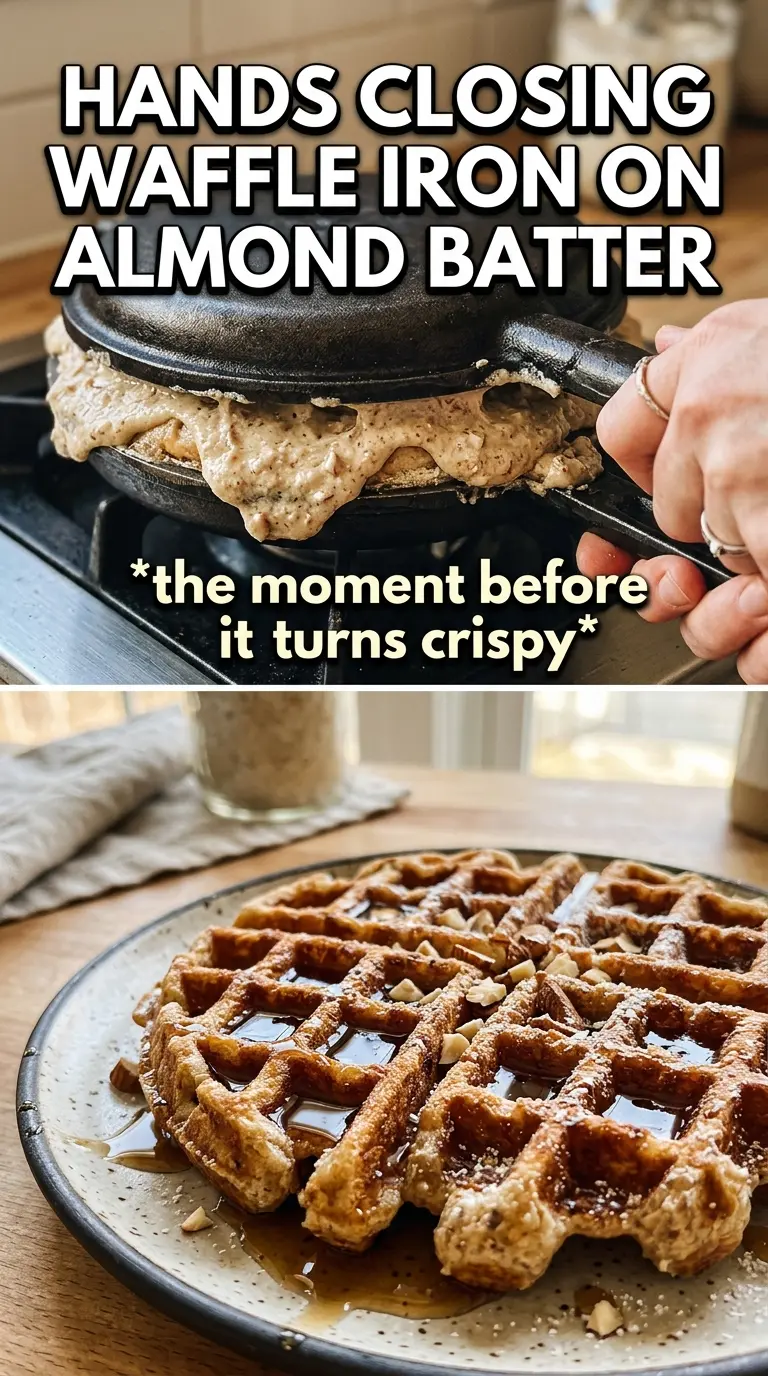 Almond Flour Pumpkin Waffles crispy golden grain-free