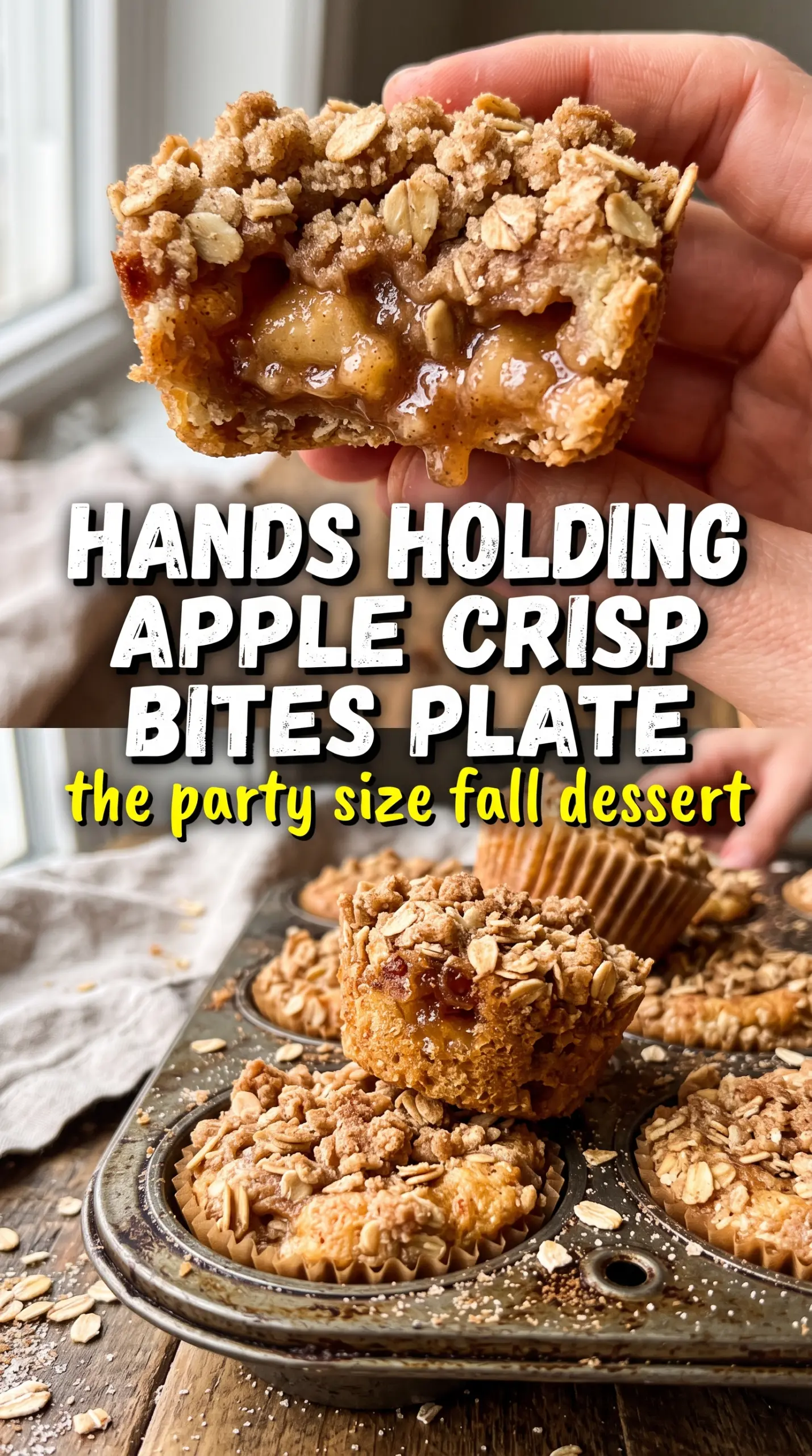 Apple Crisp Bites golden oat crumble caramelized apples